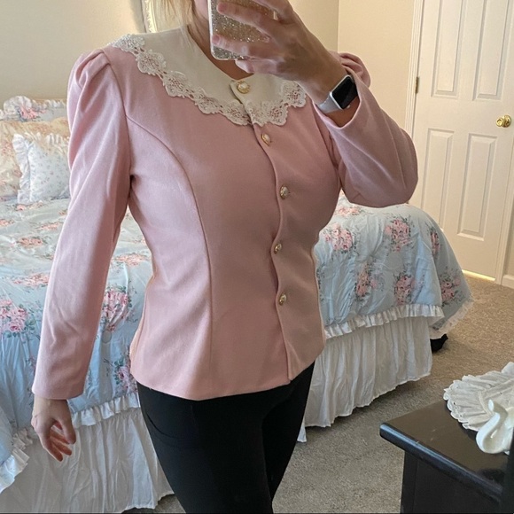 80s 90s Jessica Howard Top Size Large - Picture 2 of 13